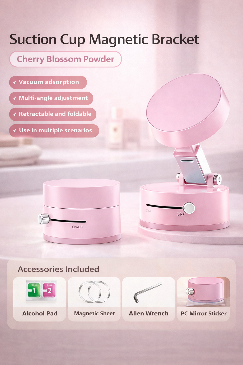 Magnetic Foldable Phone Mount