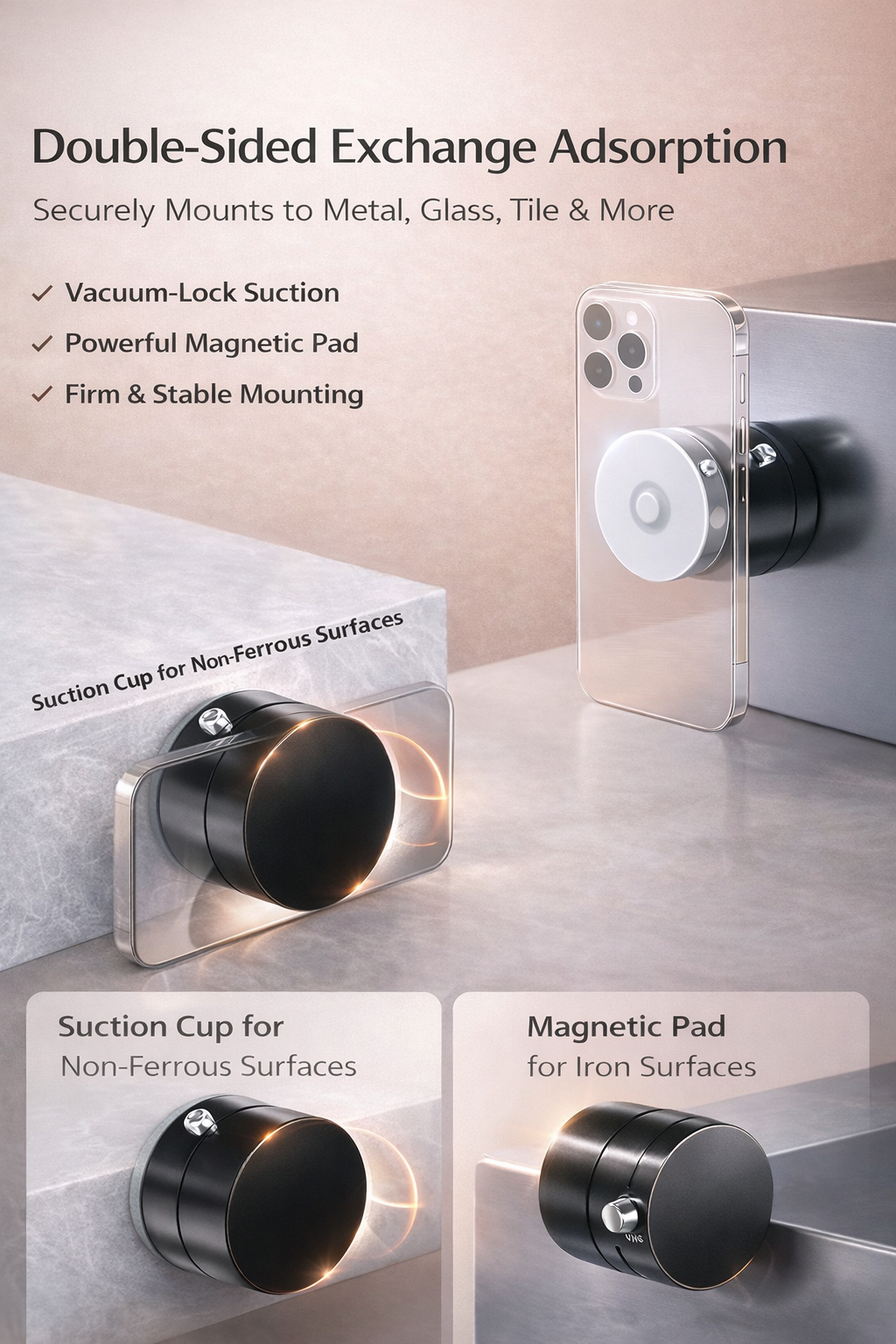 Magnetic Foldable Phone Mount