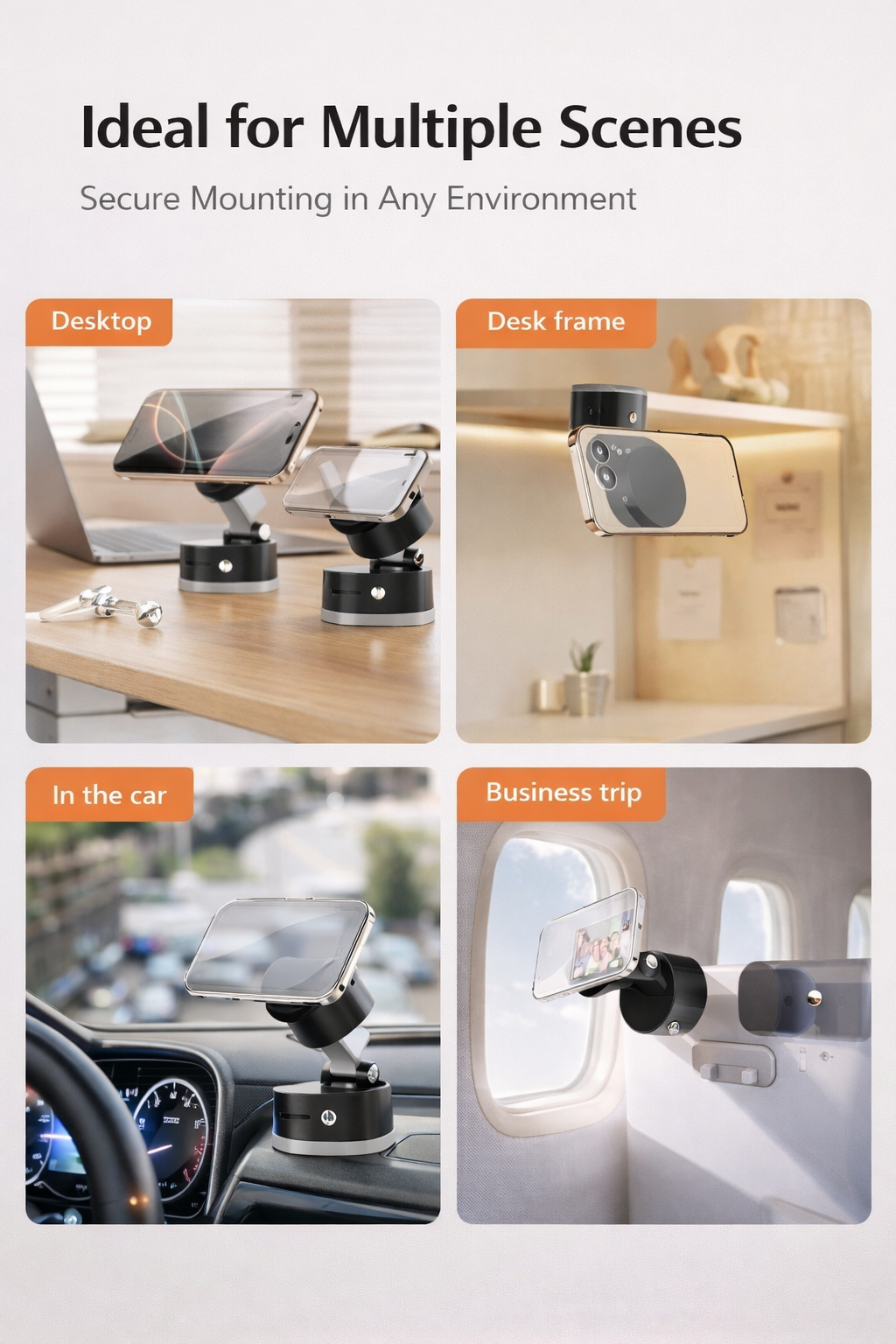 Magnetic Foldable Phone Mount